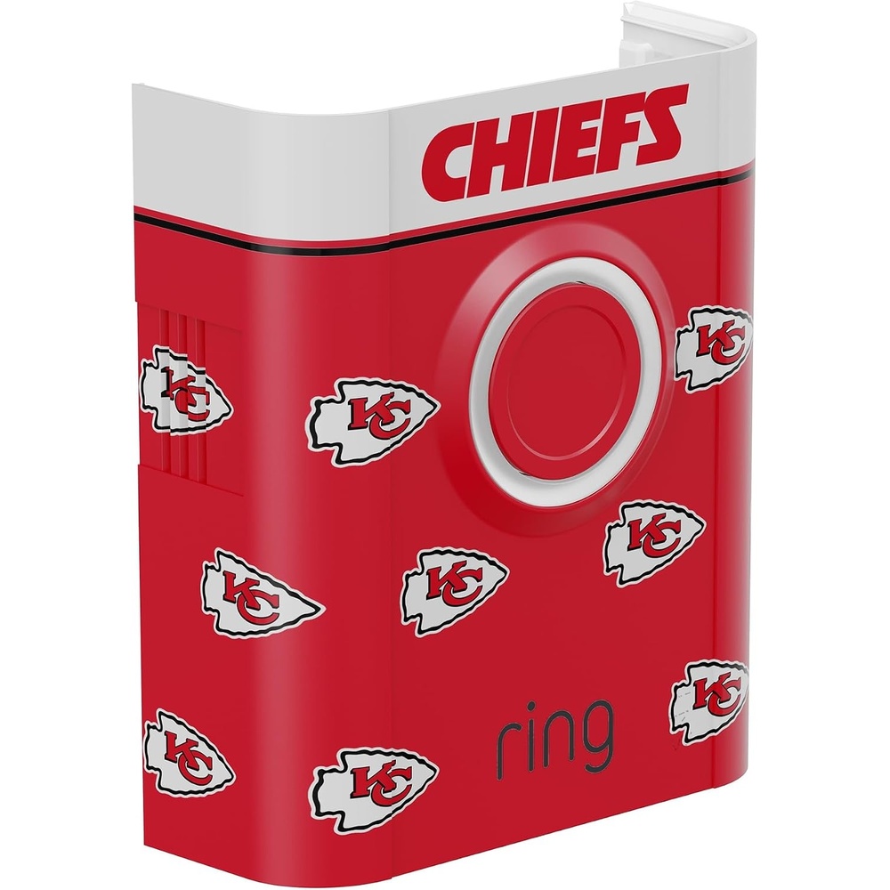 image:imageAllNew Limited Edition Official NFL Faceplate for Ring Doorbells  Video Doorbell 3 Video Doorbell 3 Plus Video Doorbell 4 Battery Doorbell Plus and Battery Doorbell Pro  Philadelphia EaglesKansas City Chiefs
