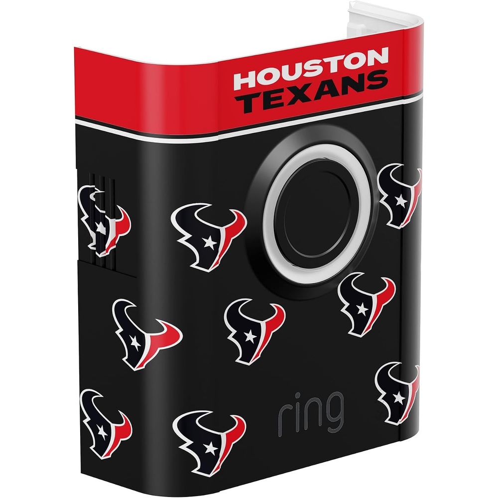 image:imageAllNew Limited Edition Official NFL Faceplate for Ring Doorbells  Video Doorbell 3 Video Doorbell 3 Plus Video Doorbell 4 Battery Doorbell Plus and Battery Doorbell Pro  Philadelphia EaglesHouston Texans
