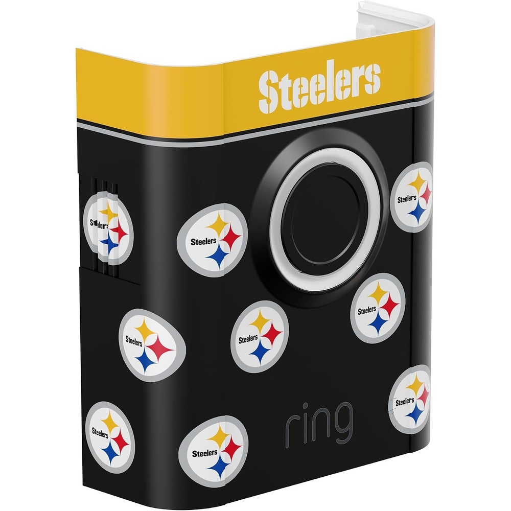 image:imageAllNew Limited Edition Official NFL Faceplate for Ring Doorbells  Video Doorbell 3 Video Doorbell 3 Plus Video Doorbell 4 Battery Doorbell Plus and Battery Doorbell Pro  Philadelphia EaglesPittsburgh Steelers