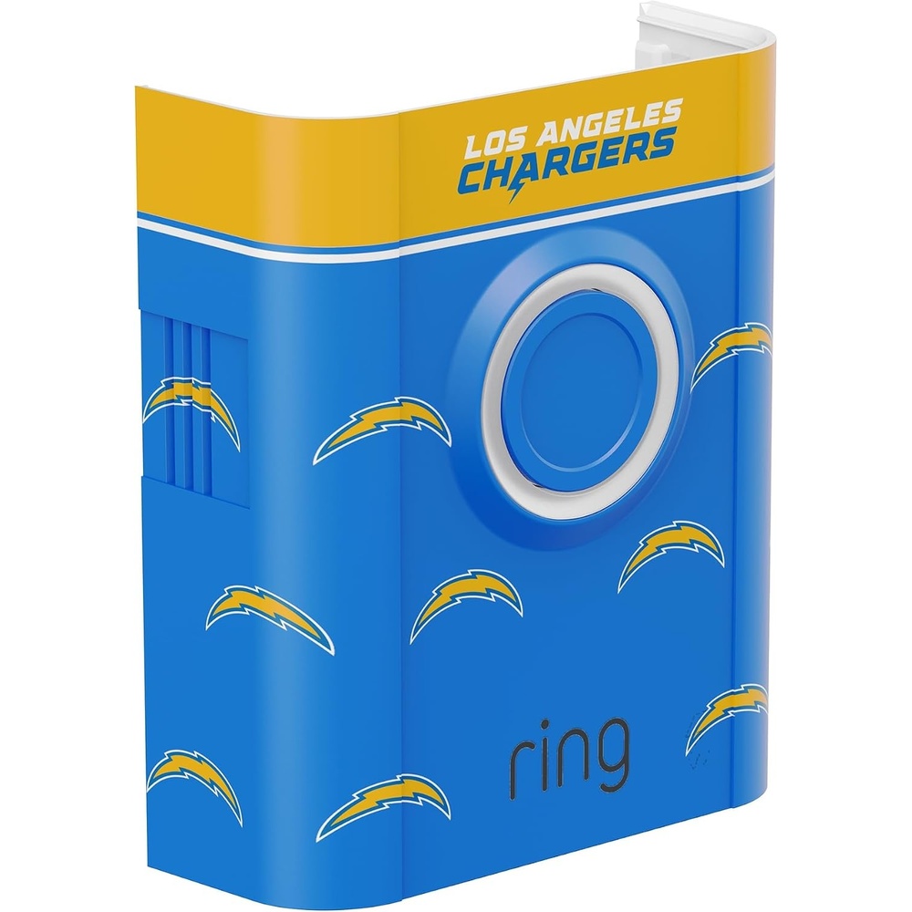 image:imageAllNew Limited Edition Official NFL Faceplate for Ring Doorbells  Video Doorbell 3 Video Doorbell 3 Plus Video Doorbell 4 Battery Doorbell Plus and Battery Doorbell Pro  Philadelphia EaglesLos Angeles Chargers
