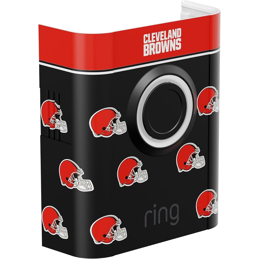 image:imageAllNew Limited Edition Official NFL Faceplate for Ring Doorbells  Video Doorbell 3 Video Doorbell 3 Plus Video Doorbell 4 Battery Doorbell Plus and Battery Doorbell Pro  Philadelphia EaglesCleveland Browns