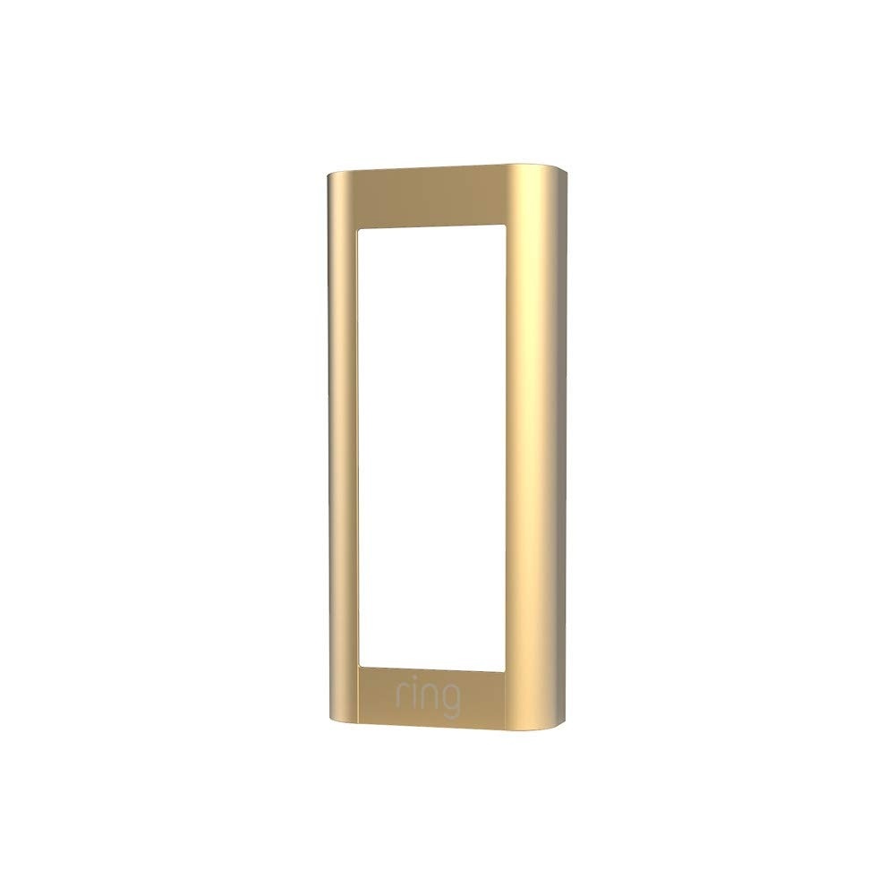 image:imageRing Wired Doorbell Pro Video Doorbell Pro 2 Faceplate  Blue MetalGold Metal