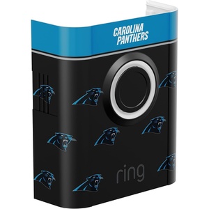 All-New Limited Edition, Official NFL Faceplate for Ring Doorbells – Video Doorbell 3, Video Doorbell 3 Plus, Video Doorbell 4, Battery Doorbell Plus, and Battery Doorbell Pro | Philadelphia Eagles(Carolina Panthers)