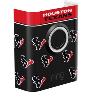 All-New Limited Edition, Official NFL Faceplate for Ring Doorbells – Video Doorbell 3, Video Doorbell 3 Plus, Video Doorbell 4, Battery Doorbell Plus, and Battery Doorbell Pro | Philadelphia Eagles(Houston Texans)