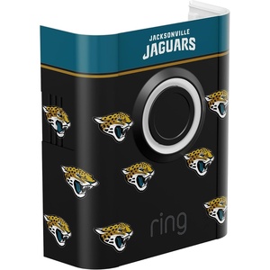 All-New Limited Edition, Official NFL Faceplate for Ring Doorbells – Video Doorbell 3, Video Doorbell 3 Plus, Video Doorbell 4, Battery Doorbell Plus, and Battery Doorbell Pro | Philadelphia Eagles(Jacksonville Jaguars)