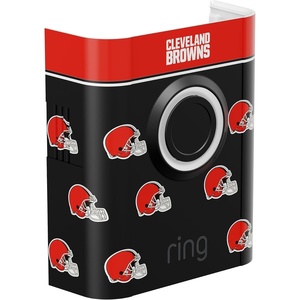 All-New Limited Edition, Official NFL Faceplate for Ring Doorbells – Video Doorbell 3, Video Doorbell 3 Plus, Video Doorbell 4, Battery Doorbell Plus, and Battery Doorbell Pro | Philadelphia Eagles(Cleveland Browns)