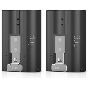 Quick Release Battery Pack — Compatible with all battery-powered Ring Cameras and Ring Doorbells(One size (Pack of 2))