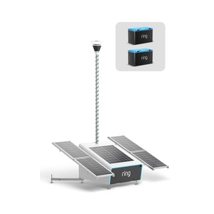 Ring Mobile Security Tower – Solar Kit + 1x Battery – Ring Elite 360 camera, Retinal 4K, jobsite security, solar power, backup battery, security trailer(Tower)
