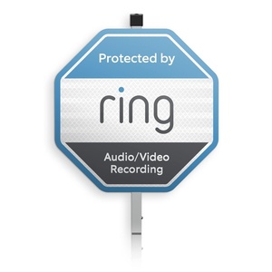 Ring Security Yard Sign(Reflective Metal)