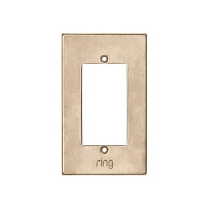 Ring Video Doorbell Elite Faceplate – Silicon Bronze Light(Silicon Bronze Light)