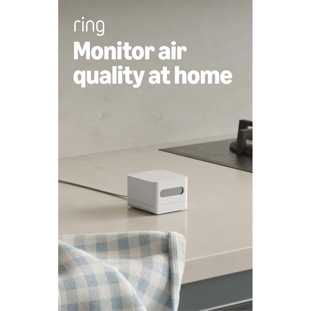 image:imageRing Sensors Air Quality Monitor  Instant notifications smart suggestions on Amazon Sidewalk no base station needed