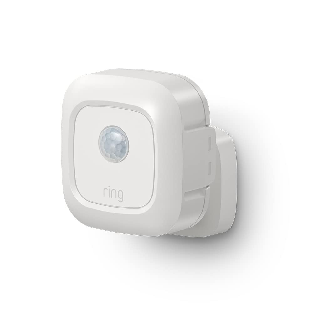 image:imageRing Motion Sensor  Batterypowered outdoor sensor for Ring smart lights works with Amazon Sidewalk BlackWhite