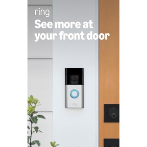 Like-New Ring Battery Doorbell Plus, Home or business security, Head-to-Toe HD+ Video, motion detection & alerts, and Two-Way Talk
