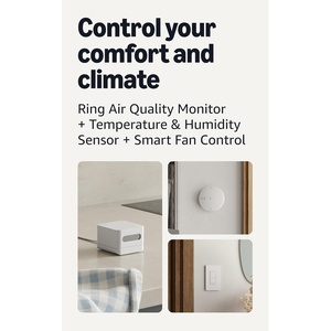 Air Quality Monitor with Temperature & Humidity Sensor and Smart Fan Control